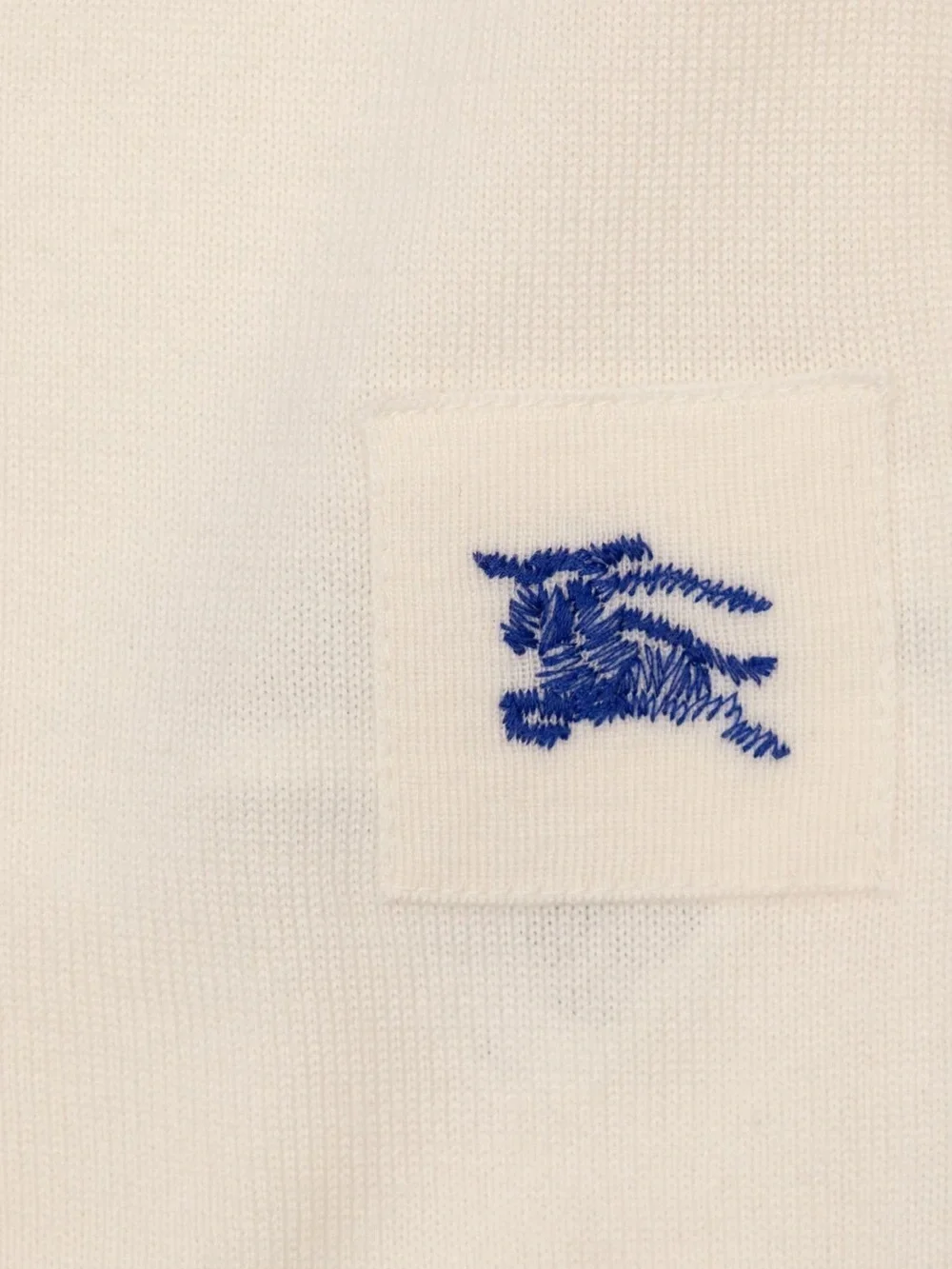 BURBERRY kids Cream Knit Cardigan with Blue Motif. NWT 6 months and up. 68cm